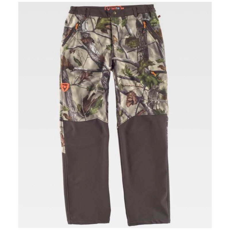 Pantalon Estampado Con Motivos Vegetales Combinado Sport Worksheel S8365 WORTEAM