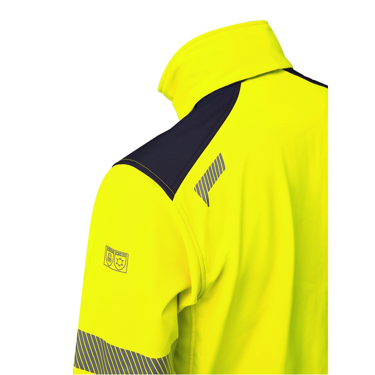 Chaqueta Alta Visibilidad Softshell NICE STRETCH Clase 2 con Capucha 310 gr. - Imagen 4
