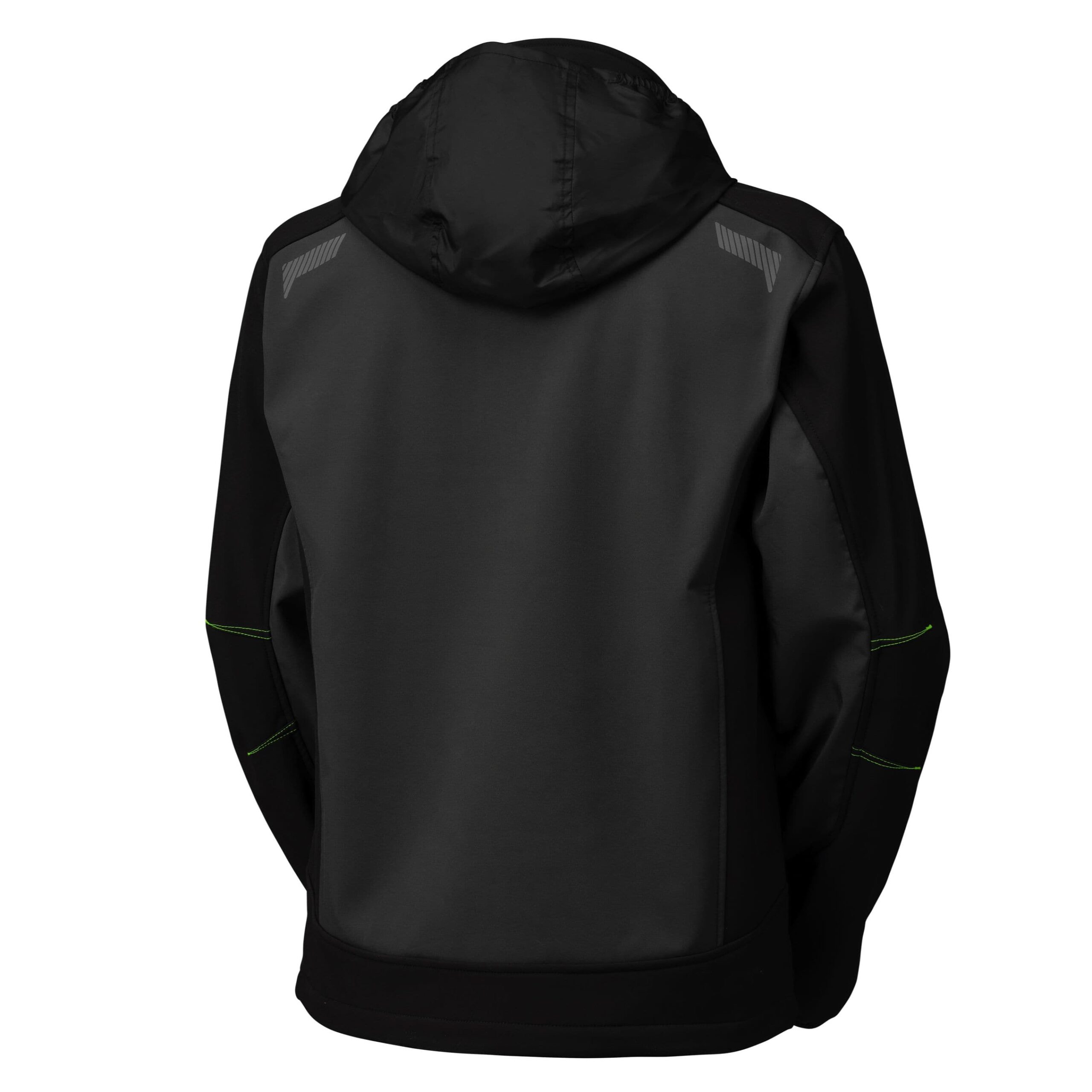 Chaqueta Softshell de Trabajo NICE STRETCH Gris con Capucha 310 gr. - Imagen 5