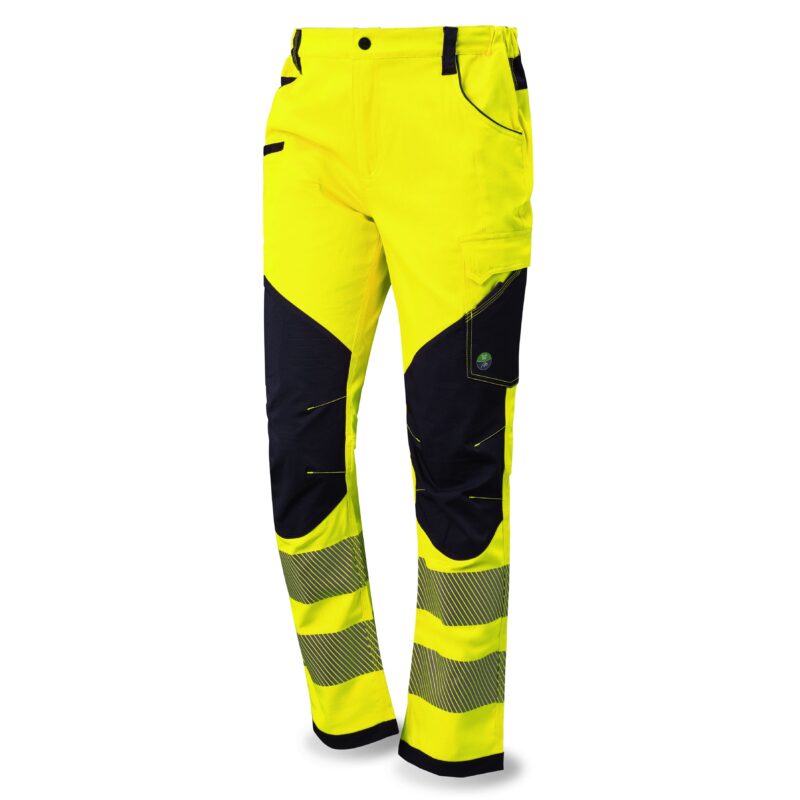 Pantalón Alta Visibilidad Elástico NICE STRETCH Clase 2 Multibolsillos 245 gr. + 4WS